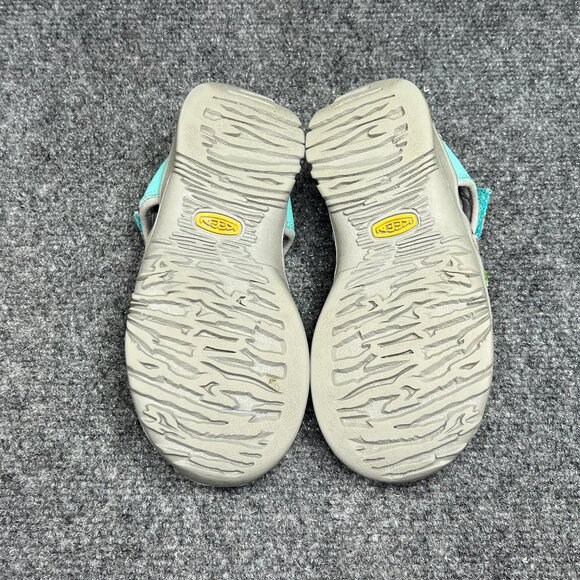 Keen Whisper Sandals Youth Size 12 Raya Fusion Turquoise Outdoor Athletic Water - Picture 9 of 11